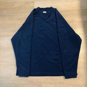 Tommy Bahama Deep Blue V-Neck Men's Sweater Vintage XL